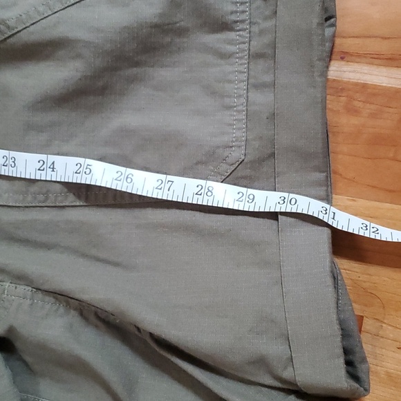 VINTAGE LONG SLEEVE ROMPER KHAKI GREEN BUTTON DOWN XS - Picture 11 of 13